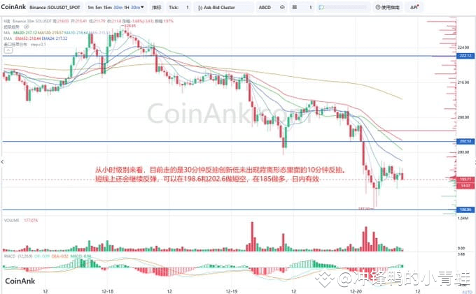 SOL价格分析：短期反弹后的二次探底与震荡筑底